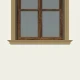 Solbanc decorativ fereastra NS110 115 x 90 x 2000 mm