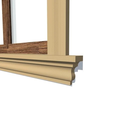 Solbanc decorativ fereastra NS116 140 x 70 x 2000 mm