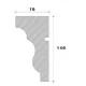 Solbanc decorativ fereastra NS116 140 x 70 x 2000 mm
