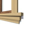 Solbanc decorativ fereastra NS118 150 x 80 x 2000 mm