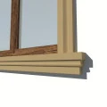 Solbanc decorativ fereastra REFA11 140 x 70 x 2000 mm