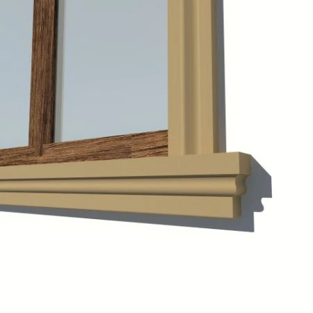 Solbanc decorativ fereastra REFA11 140 x 70 x 2000 mm