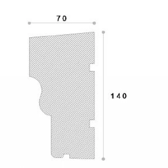 Solbanc decorativ fereastra REFA11 140 x 70 x 2000 mm Solbanc decorativ fereastra REFA11 140 x 70 x 2000 mm