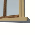 Solbanc decorativ fereastra REFA15 75 x 65 x 2000 mm