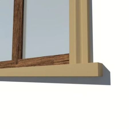 Solbanc decorativ fereastra REFA15 75 x 65 x 2000 mm