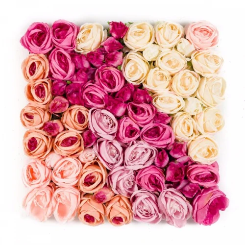 Panou perete flori artificiale London 50x50 cm Panou perete flori artificiale London 50x50 cm