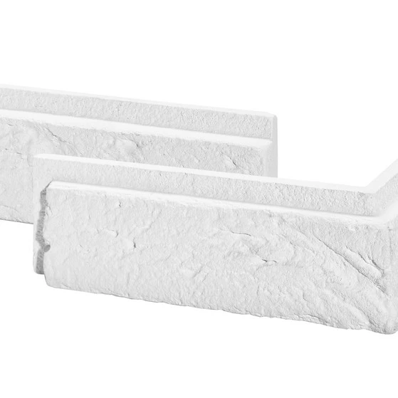 Coltar imitatie de caramida Parma 1 alb
