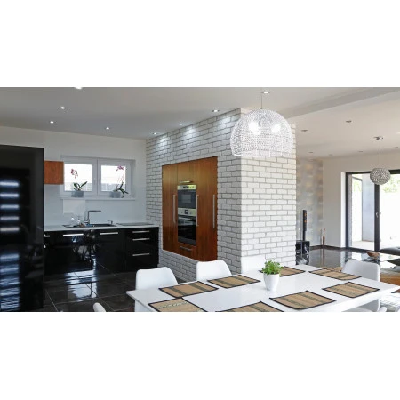Placa imitatie de caramida Loft 1 alb