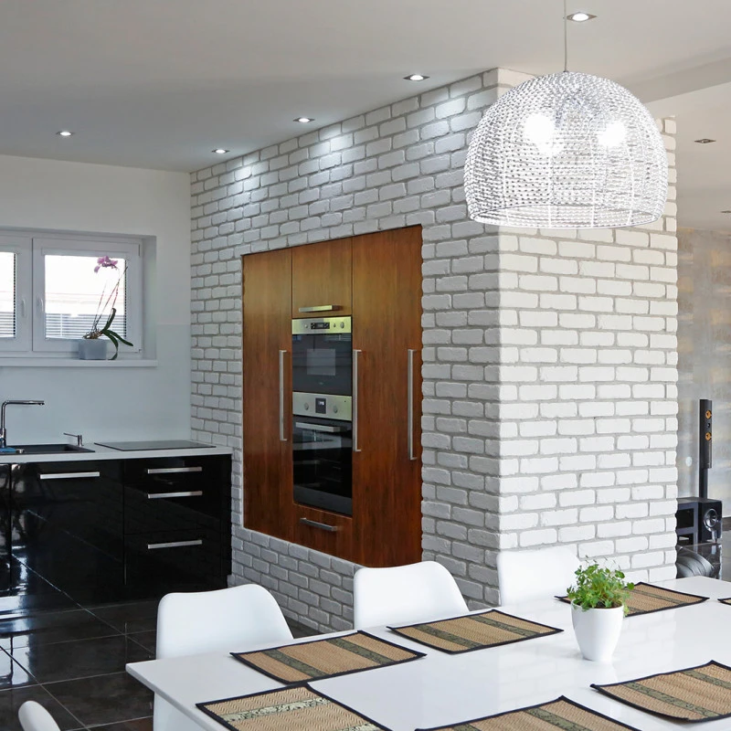 Placa imitatie de caramida Loft 1 alb