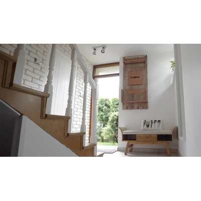 Placa imitatie de caramida Loft 1 alb Stegu