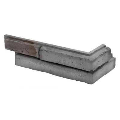 Coltar imitatie de caramida Metro 2 gri Stegu