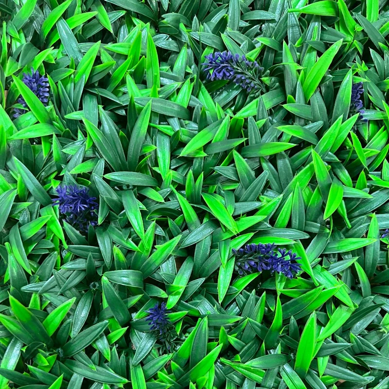 Panou Decorativ cu verdeata artificiala și Lavanda 50x50 cm