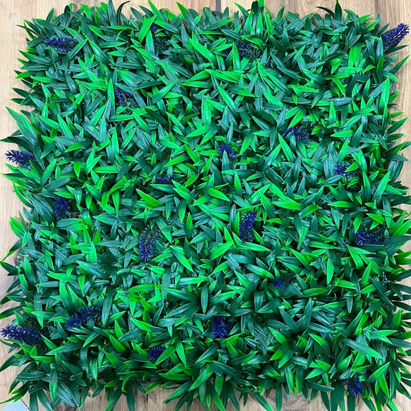 Panou Decorativ cu verdeata artificiala și Lavanda 50x50 cm