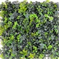 Panou verde cu frunze de iederă artificială - 50 x 50 cm