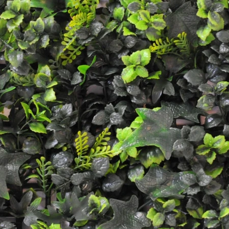 Panou verde cu frunze de iederă artificială - 50 x 50 cm