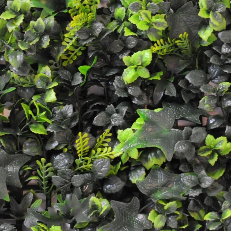 Panou verde cu frunze de iederă artificială - 50 x 50 cm