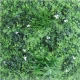 Perete artificial verde cu flori albe - 100 x 100 cm
