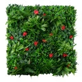 Perete verde artificial Dianthus GW6121 - 100 x 100 cm