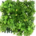 Perete verde artificial verde-galben 50 x 50 cm