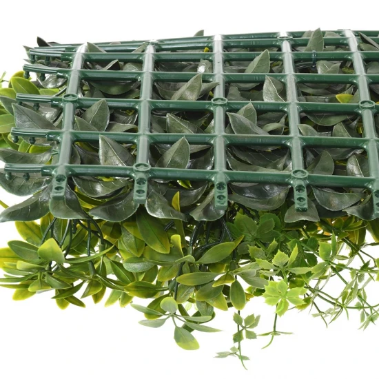 Perete verde artificial verde-galben 50 x 50 cm