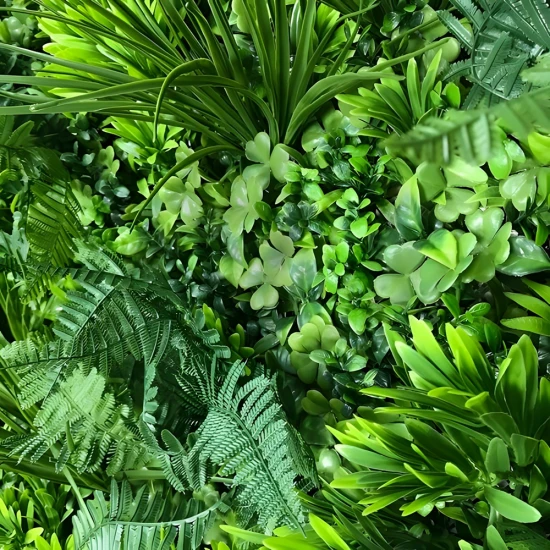 Perete verde artificial ferigi tropicale GW 6133 - 100 x 100 cm