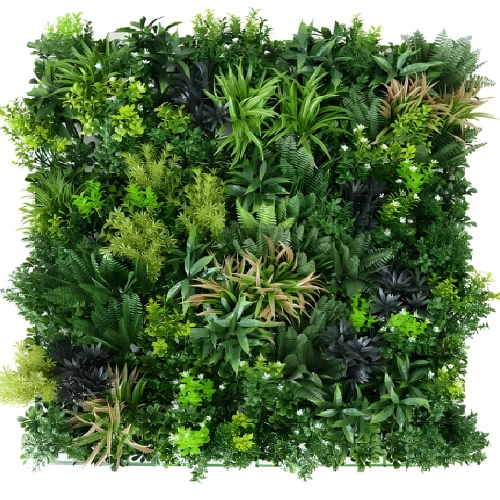 Perete verde tropical artificial GW6137 - 100 x 100 cm