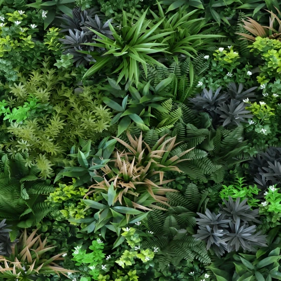 Perete verde tropical artificial GW6137 - 100 x 100 cm