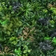Perete verde tropical artificial GW6137 - 100 x 100 cm