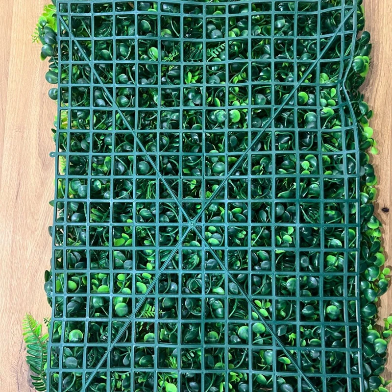 Panou Decorativ cu Ferigă și Buxus Verde 40x60 cm
