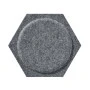 Panou acustic decorativ hexagon cerc fetru 300x259 mm