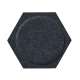 Panou acustic decorativ hexagon cerc fetru 300x259 mm Panou acustic decorativ hexagon cerc fetru 300x259 mm
