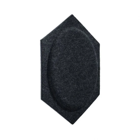 Panou acustic decorativ hexagon cerc fetru 300x259 mm Panou acustic decorativ hexagon cerc fetru 300x259 mm