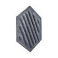 Panou acustic decorativ hexagon dungi fetru 300x259 mm