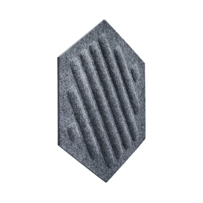 Panou acustic decorativ hexagon dungi fetru 300x259 mm