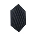 Panou acustic decorativ hexagon dungi fetru 300x259 mm