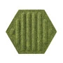 Panou acustic decorativ hexagon dungi fetru 300x259 mm