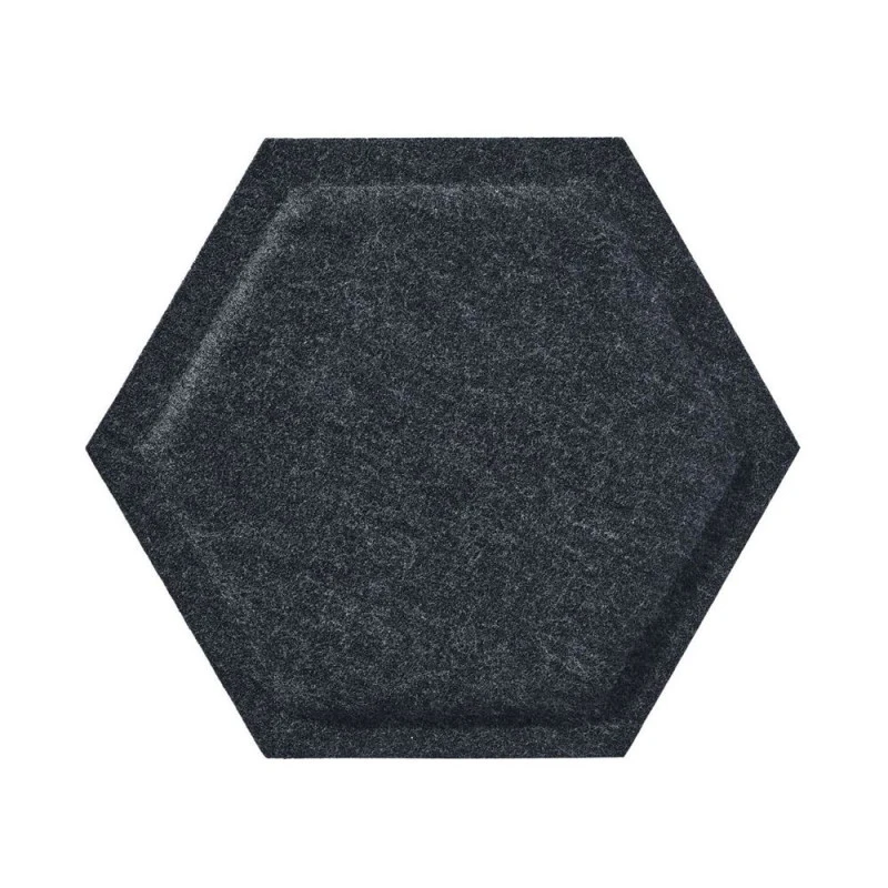 Panou acustic decorativ hexagon fagure fetru 300x259 mm