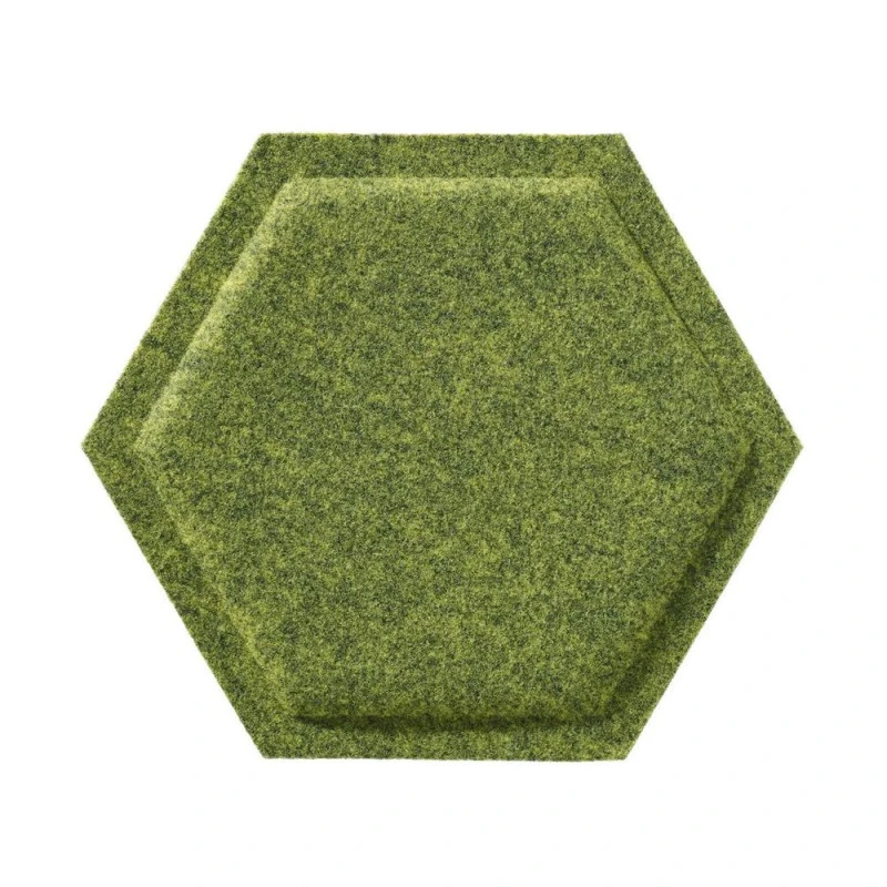Panou acustic decorativ hexagon fagure fetru 300x259 mm