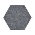 Panou acustic decorativ hexagon simplu fetru 300x259 mm