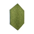 Panou acustic decorativ hexagon simplu fetru 300x259 mm