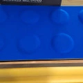 Panou acustic decorativ dreptunghi "Lego" fetru 600x300 mm