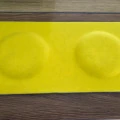 Panou acustic decorativ dreptunghi "Lego" fetru 300x150 mm