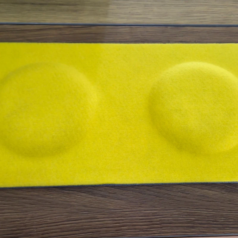 Panou acustic decorativ dreptunghi "Lego" fetru 300x150 mm