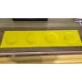 Panou acustic decorativ dreptunghi "Lego" fetru 600x150 mm