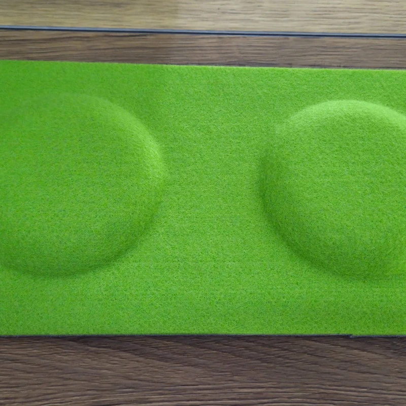 Panou acustic decorativ dreptunghi "Lego" fetru 300x150 mm