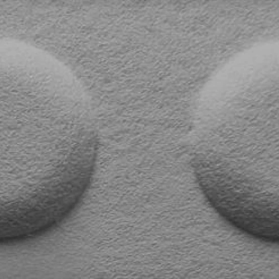 Panou acustic decorativ dreptunghi "Lego" fetru 600x150 mm