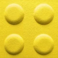 Panou acustic decorativ dreptunghi "Lego" fetru 600x300 mm