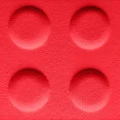 Panou acustic decorativ dreptunghi "Lego" fetru 600x300 mm