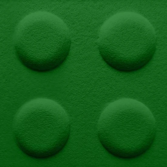 Panou acustic decorativ dreptunghi "Lego" fetru 600x300 mm