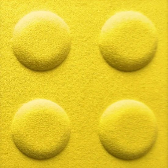 Panou acustic decorativ patrat "Lego" fetru 300x300 mm